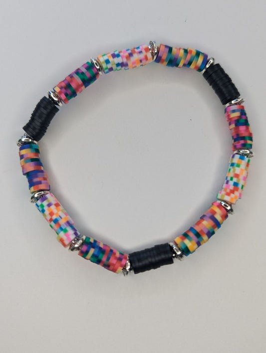 "Tie dye" Rainbow bracelet