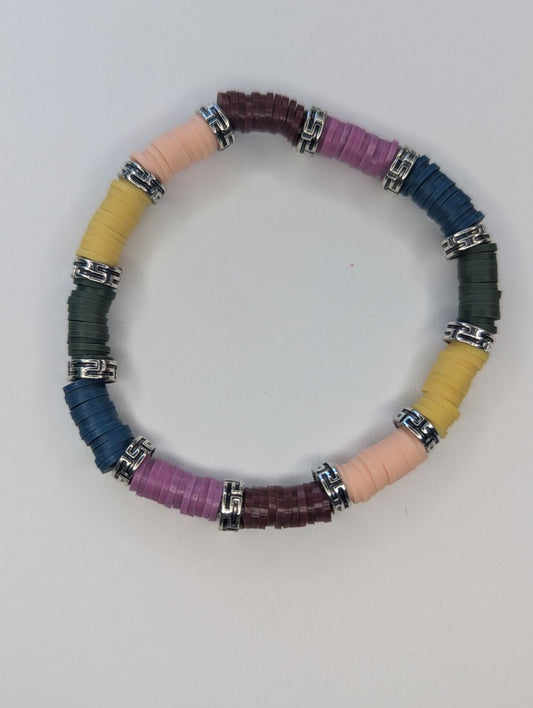 Earth tone Rainbow bracelet