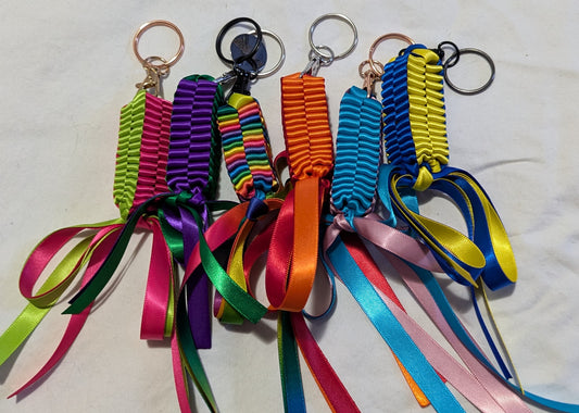 Ribbon Keychains
